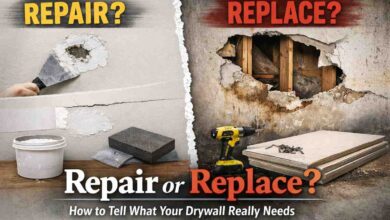Repair or Replace How to Tell What Your Drywall Really Needs