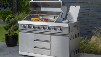 Outdoor Cooking Area at Home