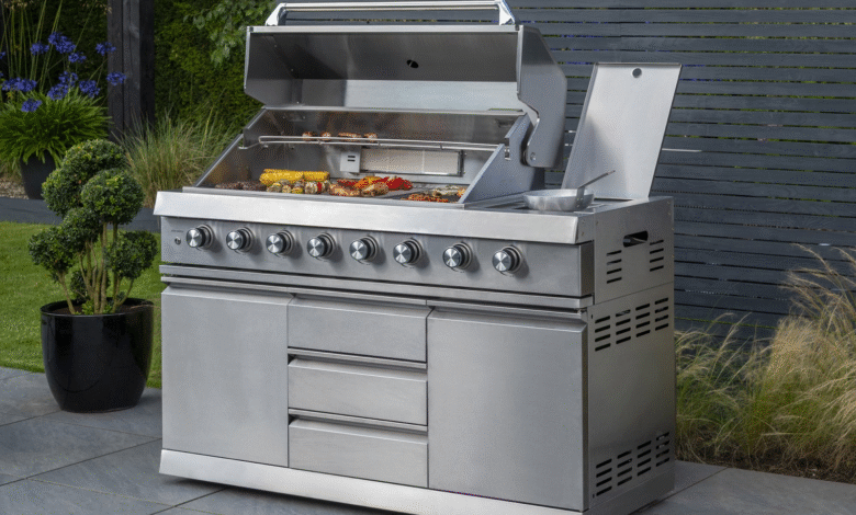 Outdoor Cooking Area at Home