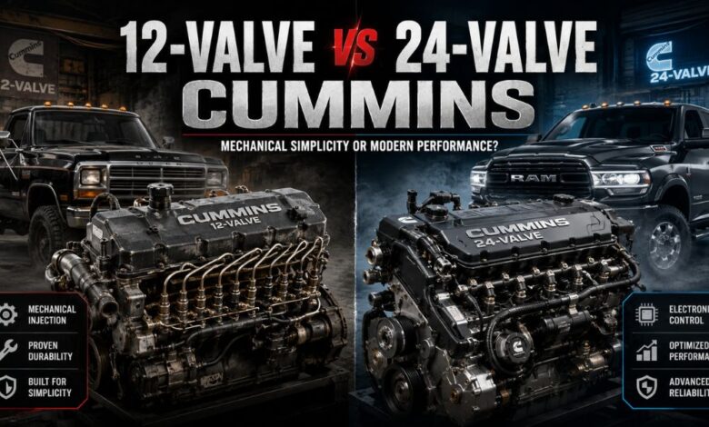 12-Valve and a 24-Valve Cummins