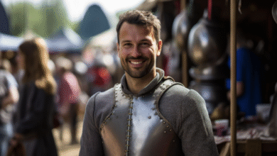 https://www.vecteezy.com/photo/54357826-smiling-man-in-medieval-costume-at-outdoor-market