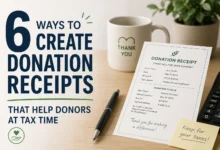 donation receipts