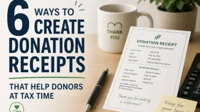donation receipts