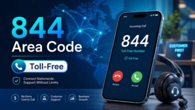 844 area code