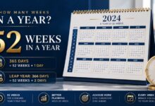 how many weeks in a year