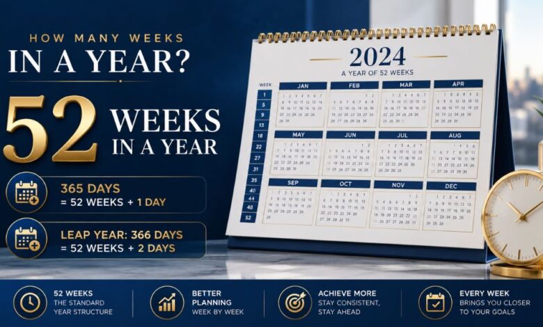 how many weeks in a year