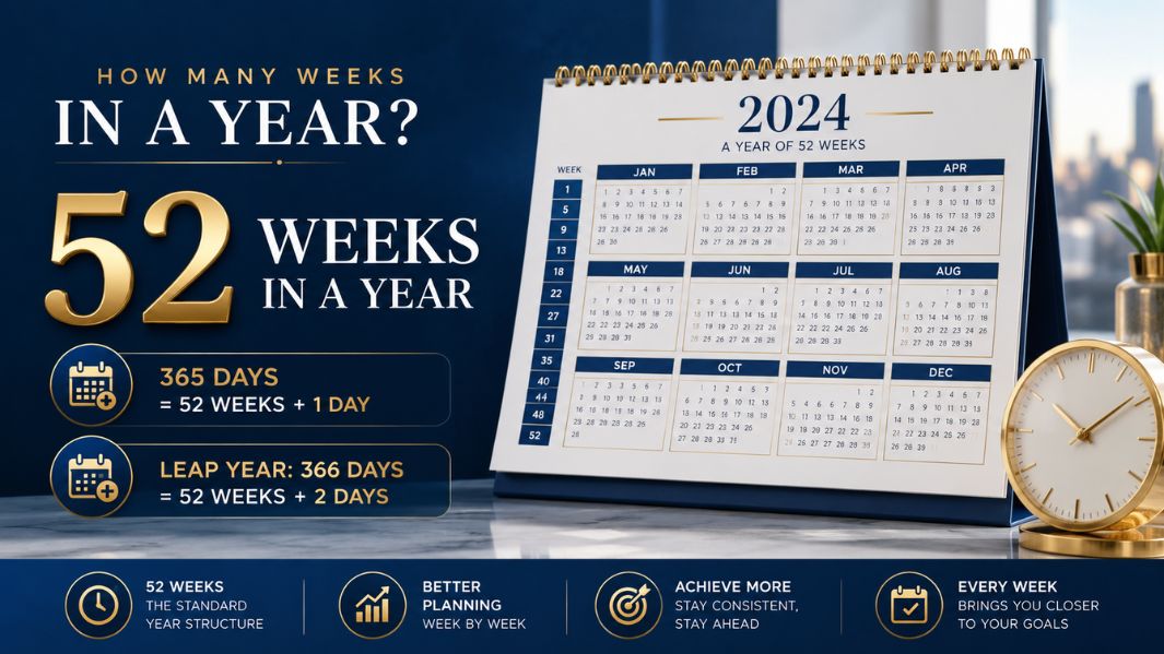 How Many Weeks in a Year? A Complete and Clear Guide to Understanding ...