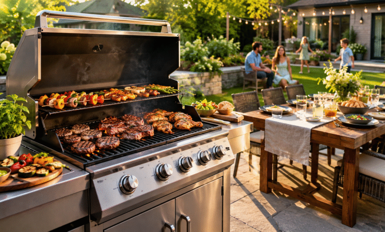 Outdoor Cooking and Gas Grill