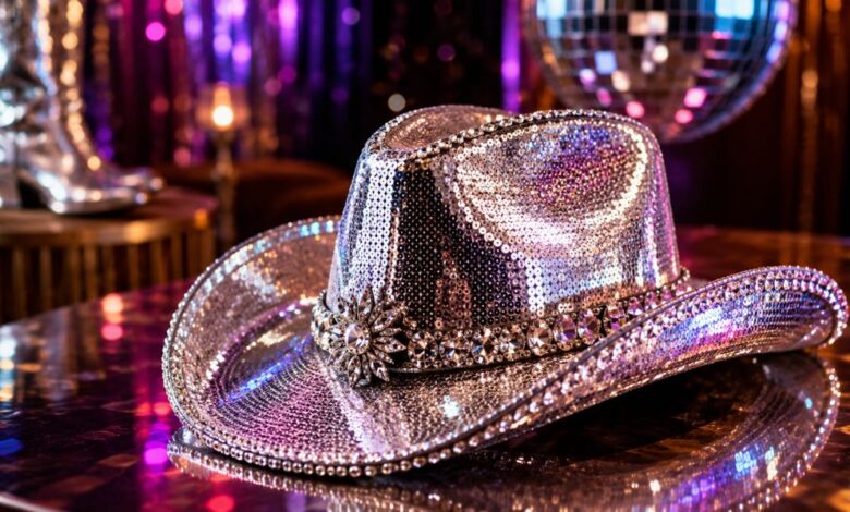 shop disco cowboy hat