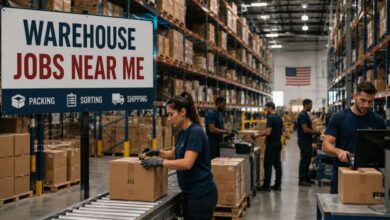 warehouse jobs near me