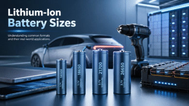 Lithium-Ion Battery Sizes
